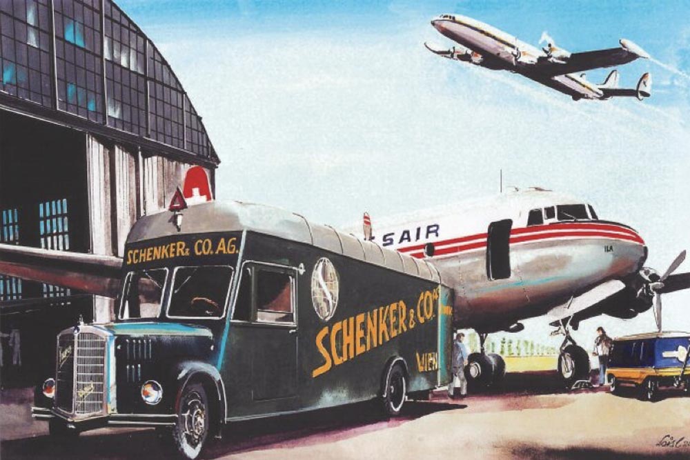 DB Logistik – DB Schenker bietet 1950 schon viele verschiedene Transportmöglichkeiten an