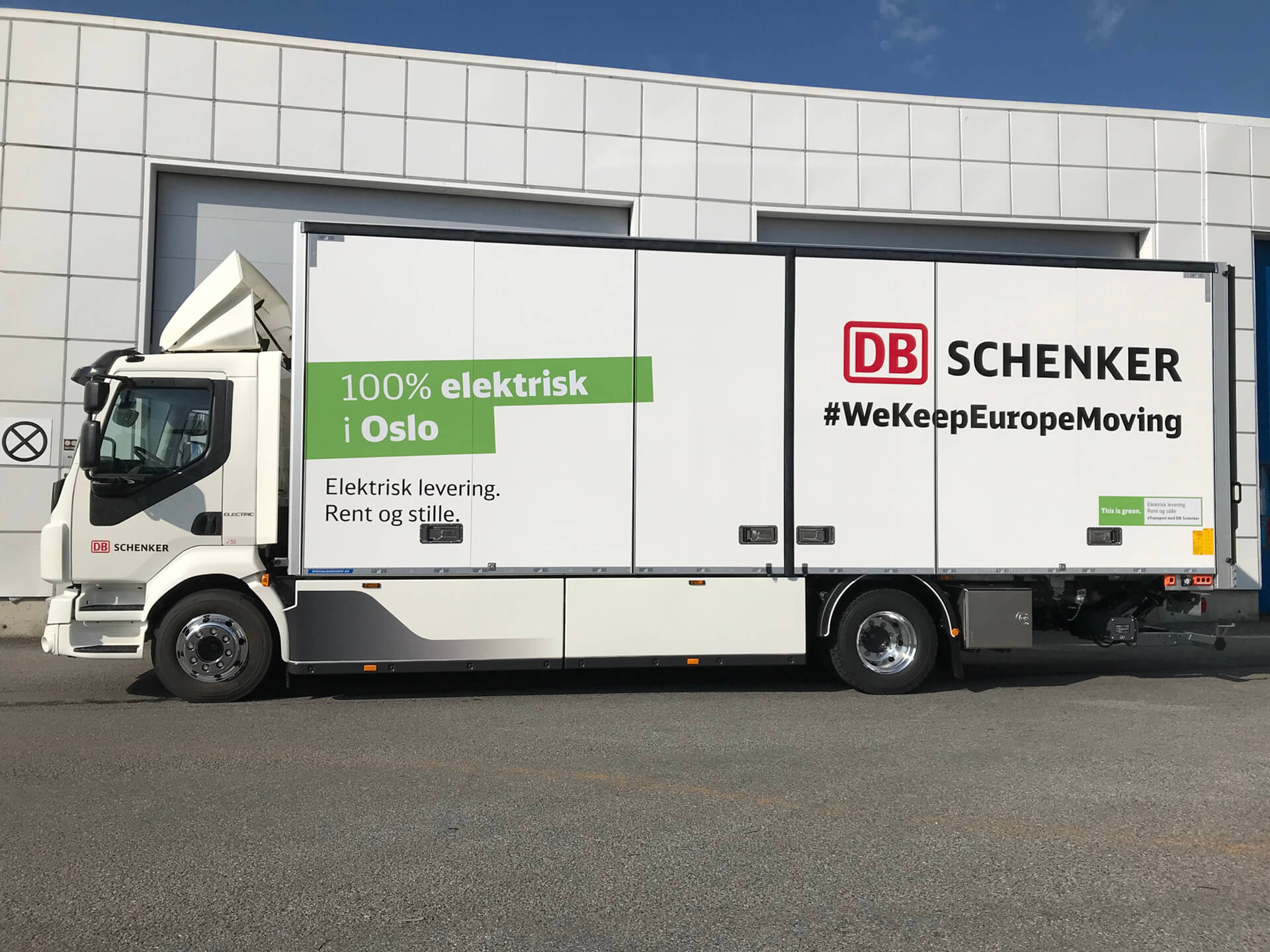Gründer Lieferverkehr in Oslo dank der eFlotte von DB Schenker