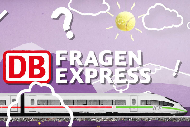 Im Fragenexpress werden Kinderfragen an die Deutsche Bahn leicht verständlich und interessant beantwortet