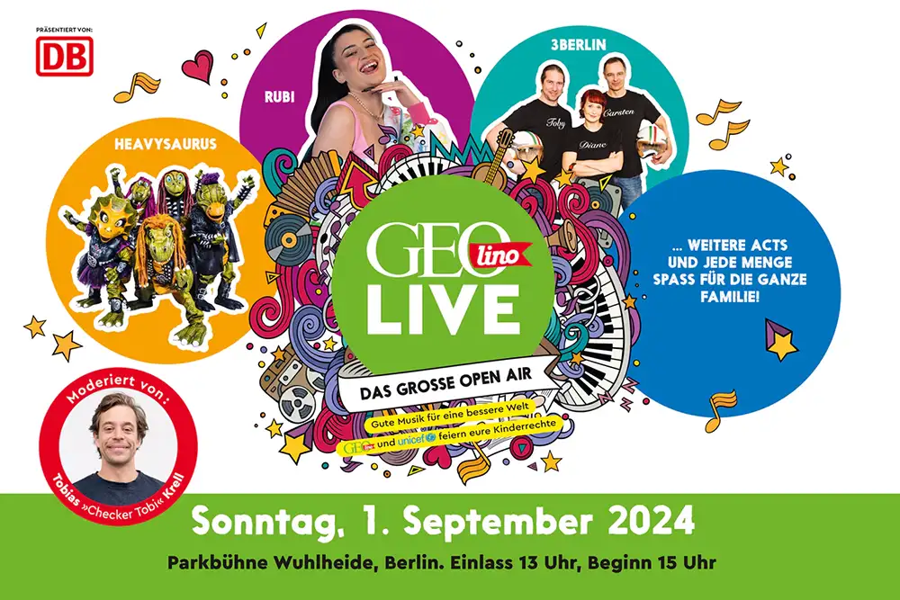 GEOlino LIVE OpenAir am 1. September 2024