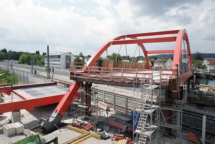 DB-Bauprojekte – beim Brückenbau in Forchheim heißt es: Achtung, fliegende Brücke!